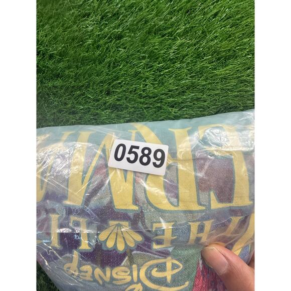 Disney Princess Little Mermaid Ariel Graphic Crewneck Sweatshirt Sz S Teal - Picture 9 of 9